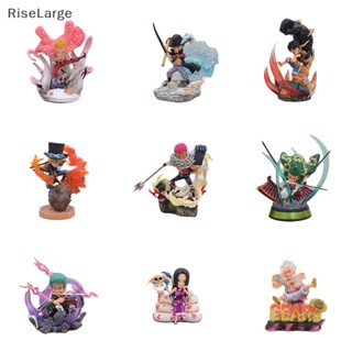 [RiseLarge] ใหม่ โมเดลฟิกเกอร์ One Piece Luffy Ace Zoro Hancock Sabo Marco Kuma Doflamingo