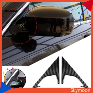 Skym* สติกเกอร์คาร์บอนไฟเบอร์ ทรงสามเหลี่ยม ฝั่งซ้าย และขวา สําหรับ INFINIT FX 2009-2013 QX70 2014+up 1 ชุด