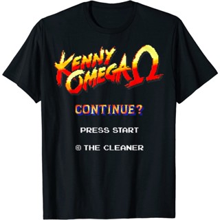  พิมพ์ลาย เสื้อยืด Kenny Omega Game 8 Bit