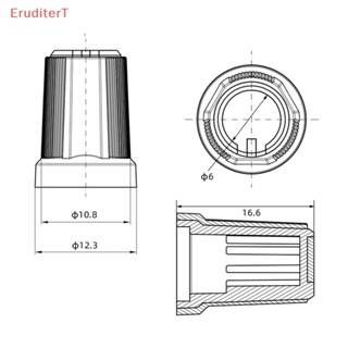 [EruditerT] ลูกบิดปรับระดับเสียงการ์ด 12X16.5 มม. 10 ชิ้น [ใหม่]