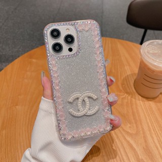 เคส iPhone 14 Pro Max 13 12 11 Pro Max XS Max 13 12 XS Max XR X XS 7 8 Plus โทรศัพท์มือถือ ลายดอกกุหลาบ 3D ประดับกลิตเตอร์ พลอยเทียม ไล่โทนสี หรูหรา สําหรับ