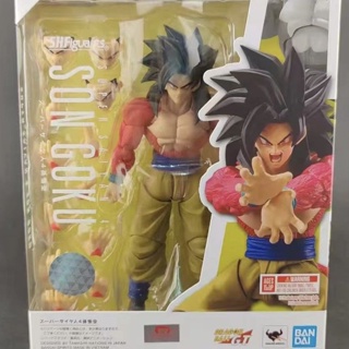 พร้อมส่ง Bandai SHF Dragon Ball GT Super Saiyan 4 Super Four Son Goku Reprint เวอร์ชั่นฮ่องกง