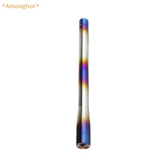 Amonghot&gt; ใหม่ เสาอากาศหลังคารถยนต์ 13 ซม. สีฟ้า 6 ชิ้น ต่อชุด