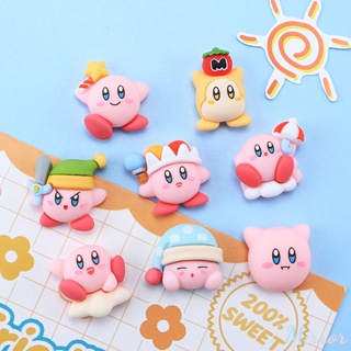 3d Nightcap Kirby Jibbitz อุปกรณ์เสริม Charm 3d สติ๊กเกอร์สเตอริโอ DIY ตู้เย็นสติกเกอร์โทรศัพท์มือถือ DIY รองเท้าถ้วยตกแต่ง M