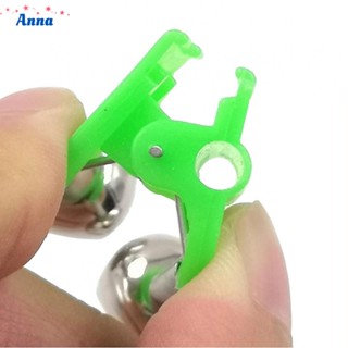 【Anna】Fishing Alarm 4.5X2.5X2cm Double Bell Metal Aluminum Fishing Equipment