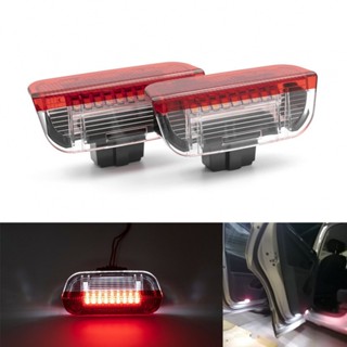 ⚡READYSTOCK⚡Red+ White LED Door Panel Courtesy Warn Light For  Passat B6 B7 B8 CC New .