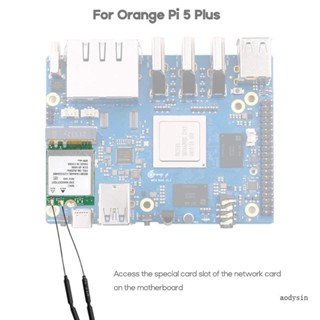 Aod การ์ดไวไฟ 1800Mbps Wifi6 BT5 2 สําหรับ Orange Pi 5 Plus PCIe DualBand