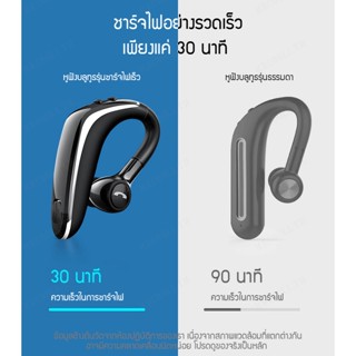 หูฟังไร้สาย  รุ่นใหม่ ชาร์จไว ใช้งานได้นาน ติดหูสไตล์ธุรกิจ ลดเสียงรบกวน