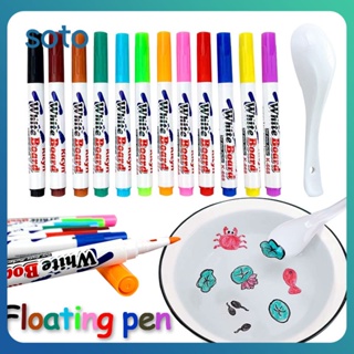 ♫ Magical Water Painting Pen Colorful Mark New Floating Pen Markers Floating Ink Pen Doodle Water Pens Children Toys Party Gifts