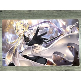 Yugioh Playmat Dogmatika Ecclesia แผ่นรองเมาส์เล่นเกม TCG CCG