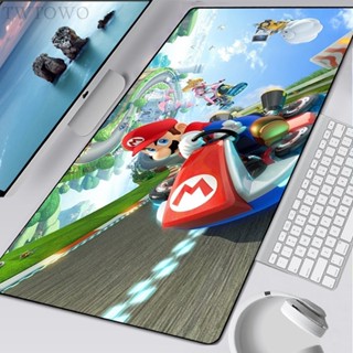 Mario Kart แผ่นรองเมาส์ คีย์บอร์ด ยางธรรมชาติ กันลื่น สําหรับเล่นเกม XXL HD