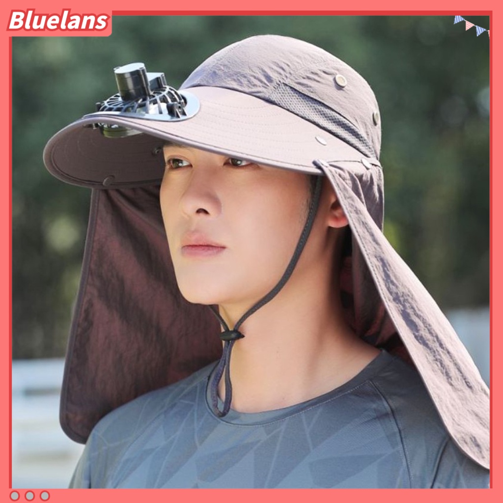 [BLS] หมวกบังแดด ระบายอากาศ ป้องกันรังสียูวี ระบายความร้อน สําหรับผู้ชาย ชาวประมง ตั้งแคมป์ ตกปลา กลางแจ้ง