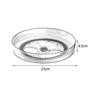[stdzsw] กล่องเก็บขนมขบเคี้ยว หมุนได้ 360 องศา 23 ซม. สําหรับห้องน้ํา