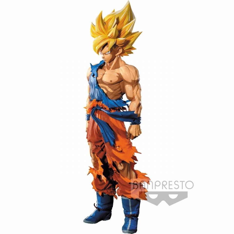 [ของแท้] Bandai ฟิกเกอร์แว่นตา SMSP Dragon Ball Comic Color Son Goku Overseas Limited Genuine Scener