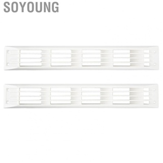 Soyoung Ventilation Rectangle Grill Cover  1 Pair Air Vent Grille for RV