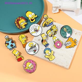 Alittlesearch11 เข็มกลัด รูปการ์ตูนดิสนีย์ The Simpsons น่ารัก เครื่องประดับ สําหรับผู้หญิง