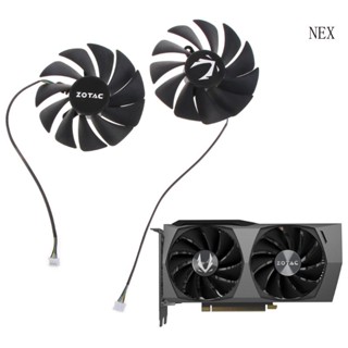 พัดลมระบายความร้อนการ์ดจอ NEX GA92S2U 4Pin 12V VGA สําหรับ ZOTAC RTX 3060 Ti