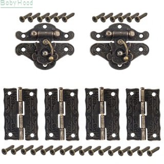 【Big Discounts】Locking Hasps Bronze Cabinet Hinge Durable Easy To Install Ideal Hardware#BBHOOD