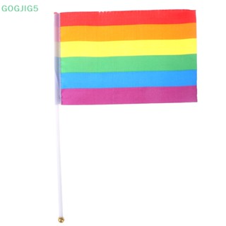 [GOGJIG5] ธงแบนเนอร์ LGBT แบบมือถือ กันฝน สําหรับเทศกาล 5 ชิ้น
 Uoo