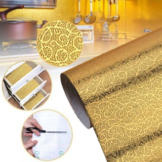 Waterproof Oil Proof Aluminum Foil Sticker Self Adhesive Kitchen Wall Stickers