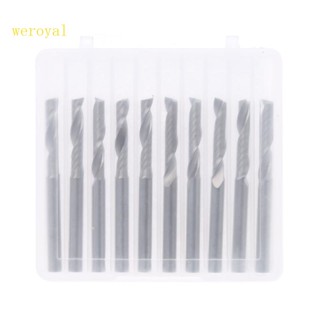 Weroyal ดอกเร้าเตอร์เอ็นมิล คาร์ไบด์ CNC 1 8 ฟลุต 17 มม. 10 ชิ้น