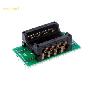 Weroyal อะแดปเตอร์ซ็อกเก็ตทดสอบโปรแกรมเมอร์ SOP44 เป็น DIP44 SOP44 SOIC44 SA638-B006