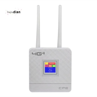 Cpe903 LTE Home 3G 4G 2 เสาอากาศภายนอก Wifi Modem CPE เราเตอร์ไร้สาย พร้อมพอร์ต RJ45 และช่องซิมการ์ด ปลั๊ก US