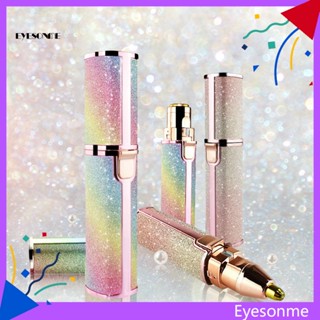Eyes เครื่องตัดแต่งขนคิ้วไฟฟ้า รูปลิปสติก ชาร์จ USB 2 In 1 หลากสี สําหรับผู้หญิง