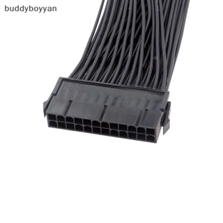 Bbth สายเคเบิลต่อขยายพาวเวอร์ซัพพลาย 32 ซม. ATX 24PIN 1 เป็น 2 พอร์ต PSU ตัวผู้ เป็นตัวเมีย 24PIN