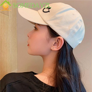 SOMEDAYZL หมวกเบสบอล หมวกกอล์ฟ ปรับได้ เรียบง่าย ฤดูร้อน หมวกกันแดด Snapback