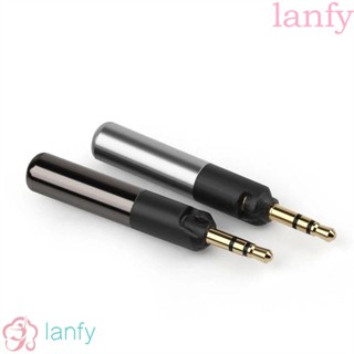 LANFY ปลั๊กแจ็คเชื่อมต่อสายหูฟัง 3 ขั้ว ตัวผู้ 2.5 มม. 4.0 มม. ทนทาน