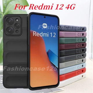 เคสโทรศัพท์ซิลิโคน TPU แบบนิ่ม กันกระแทก ป้องกันกล้อง สําหรับ Redmi 12 4G Redmi12 2023 Xiaomi