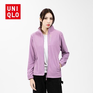 Uni..qlo เสื้อแจ็กเก็ต ผ้าฟลีซ ผ้ากํามะหยี่ แบบหนา ป้องกันไฟฟ้าสถิตย์ ให้ความอบอุ่น เหมาะกับฤดูหนาว สําหรับผู้หญิง [M-4XL]