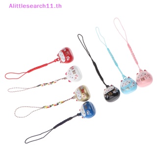 Alittlesearch11 พวงกุญแจ จี้กระดิ่ง รูปแมวนําโชคน่ารัก หลายสี สไตล์ญี่ปุ่น สําหรับของขวัญ เครื่องประดับ DIY