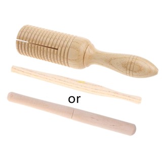 Youn Single Agogo Guiro Tone Block Percussion พร้อมเครื่องดนตรี ของเล่นสําหรับเด็ก