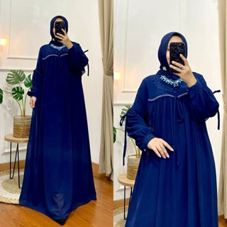 - Berliana Maxy Gamis ชุดเดรสโปโล เหมาะกับใส่ไปงานปาร์ตี้ สําหรับสตรีชาวมุสลิม XL