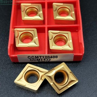 【Big Discounts】Turning Inserts 10pcs CARBIDE BLADE CCMT 432 CCMT120408 Carbide Cast Iron#BBHOOD