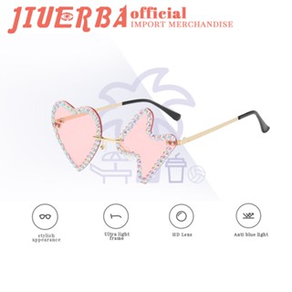 JIUERBA แว่นตากันแดด ไร้กรอบ เลนส์โพลาไรซ์ ป้องกันรังสียูวี UV400 แฟชั่นคลาสสิก สไตล์ยุโรป และอเมริกา สําหรับผู้ชาย และผู้หญิง