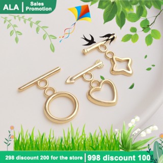 【✨เครื่องประดับ DIY✨】หัวเข็มขัดเชื่อมต่อสร้อยคอ สร้อยข้อมือ ชุบทอง 14k รูปดาว ทรงกลม diy【เชื่อมต่อหัวเข็มขัด/หัวเข็มขัดท้าย】