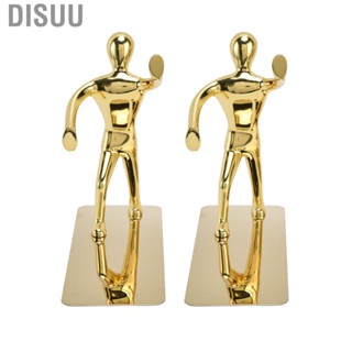 Disuu Stainless Steel Man Bookends Prevent Slipping Kung Fu For Home EM