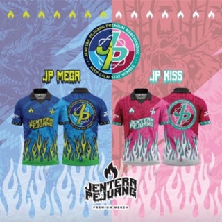 【พร้อมส่ง】JENTERAPEJUANG Mega DAN KISS เสื้อยืดแขนสั้น พิมพ์ลาย 3D แฟชั่น 3D