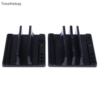 Timehebay แท่นวางแล็ปท็อป โน้ตบุ๊ก แนวตั้ง พลาสติก ปรับได้ สําหรับ iPad MacBook Mac Pro Base Accessories EN