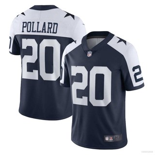 ใหม่ NFL Dallas Cowboys Jersey Tony Pollard เสื้อยืดกีฬา พลัสไซซ์