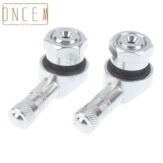 【ONCEMOREAGAIN】Corrosion Resistant Motorcycle Wheel Rim Tyre Tire Valve Stem Extension Set of 2