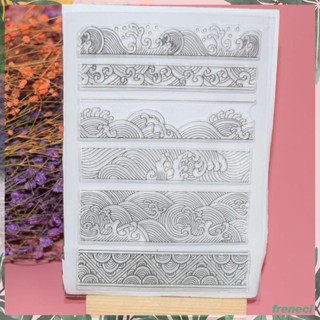 [Freneci] Background Stamps Crafting Decoration Making Tool Paper Cards Silicone