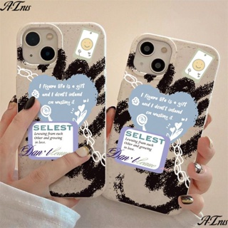 เคสโทรศัพท์มือถือ แบบนิ่ม ลายกราฟฟิตี้ กันกระแทก สําหรับ iPhone 14pro 127 11 8p 13max NJFI