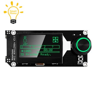 Mks หน้าจอแสดงผล LCD ด้านข้างการ์ด SD Mini12864 V3 สําหรับเครื่องพิมพ์ 3D MKS Robin Nano V2 3 GenL Mini 12864