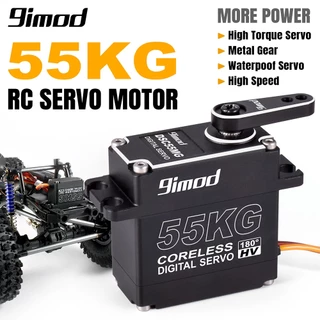 【 ใหม ่ 】9imod 55 กก.Coreless Magnetic Encoder กันน ้ ํา Servo IP67 180/270 เซ ็ นเซอร ์ แม ่ เหล ็ กแรงบิดสูง Coreless Digital Servo เกียร ์ โลหะเต ็ มรูปแบบสําหรับ 1/8 1/10 RC รถยนต ์