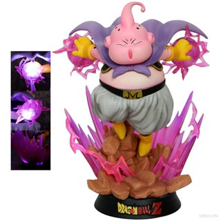 Eula โมเดลฟิกเกอร์ Dragon Ball Z Light Majin Buu ขนาด 19 ซม. ของเล่นสําหรับเด็ก ตกแต่งบ้าน เก็บสะสม ของขวัญ