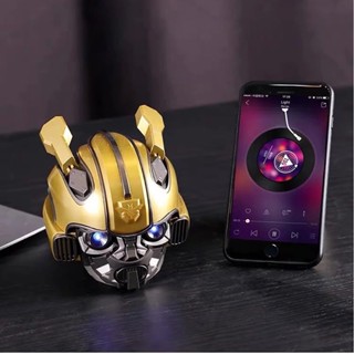 Transformers ลําโพงซับวูฟเฟอร์บลูทูธไร้สาย สเตอริโอ LED รองรับการ์ด TF MP3 หลายโหมด